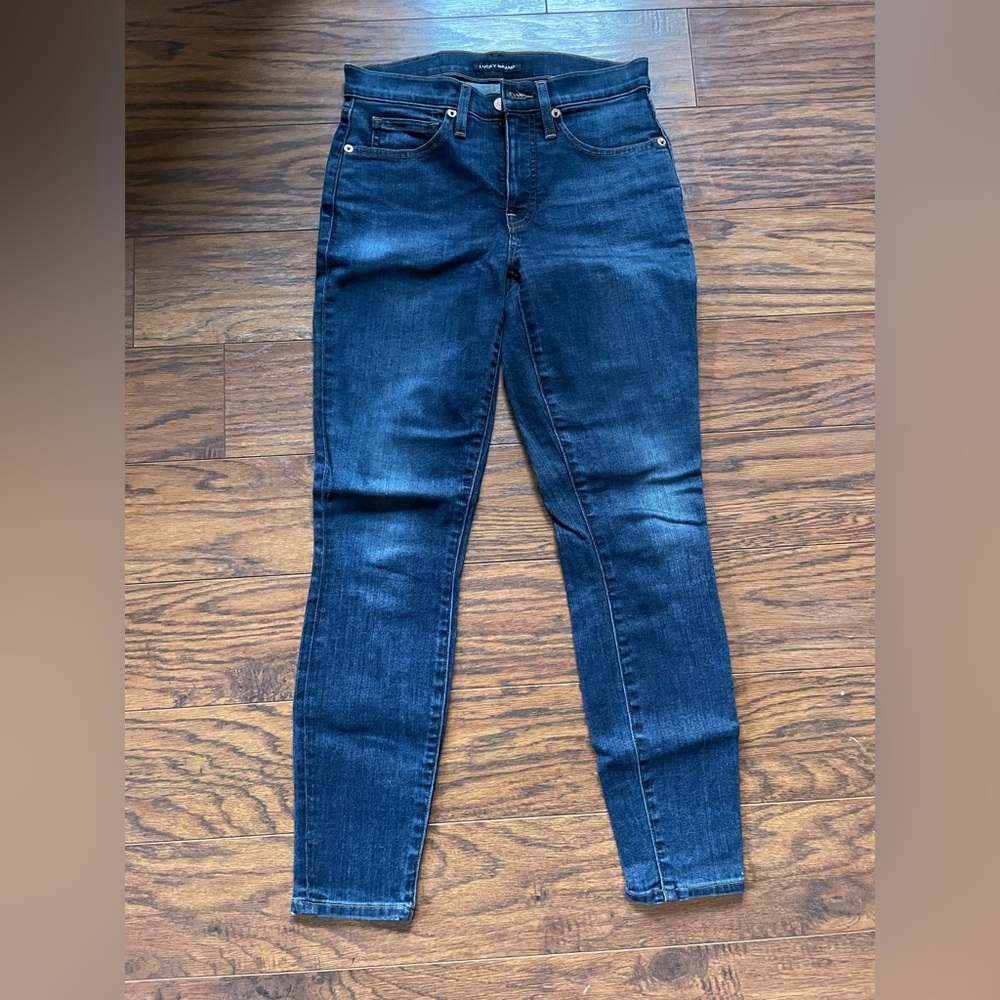 Lucky Brand Ava Mid Rise Skinny Jeans W26 L27